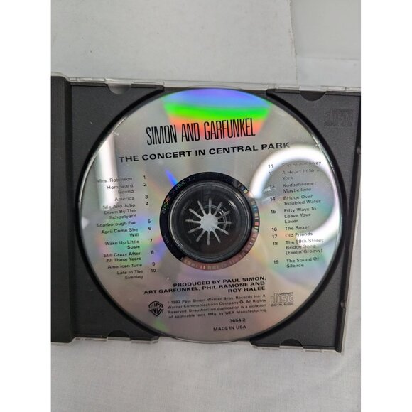Simon and Garfunkel The Concert In Central Park CD Warner Brothers 1982 - Picture 4 of 7